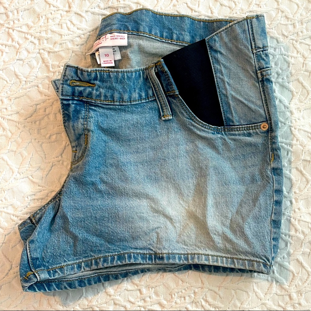 Maternity Jean Shorts